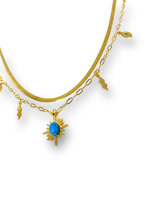 Collar de Sol y Rayo