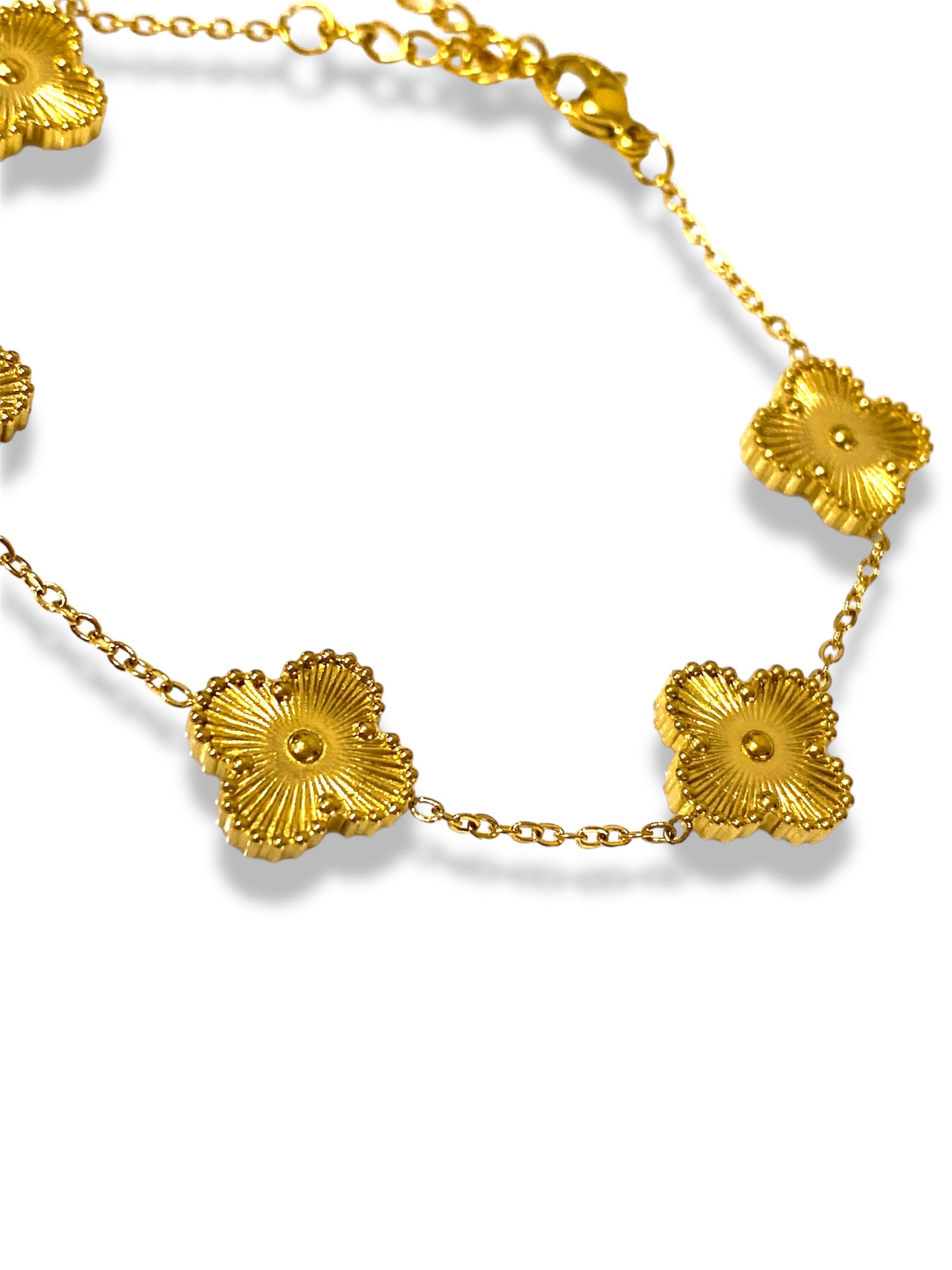 Pulsera de Tréboles Dorada