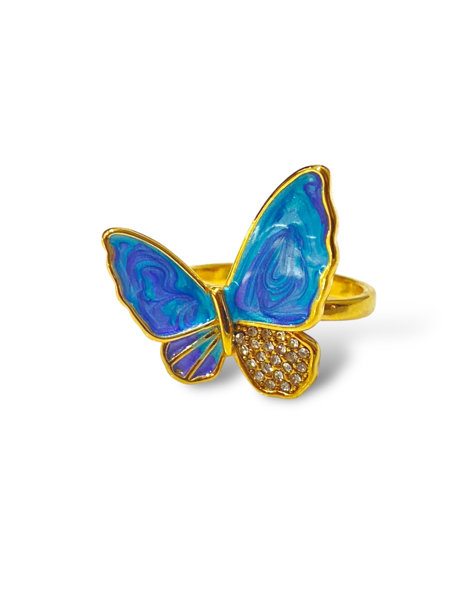 Anillo Romántico Mariposa