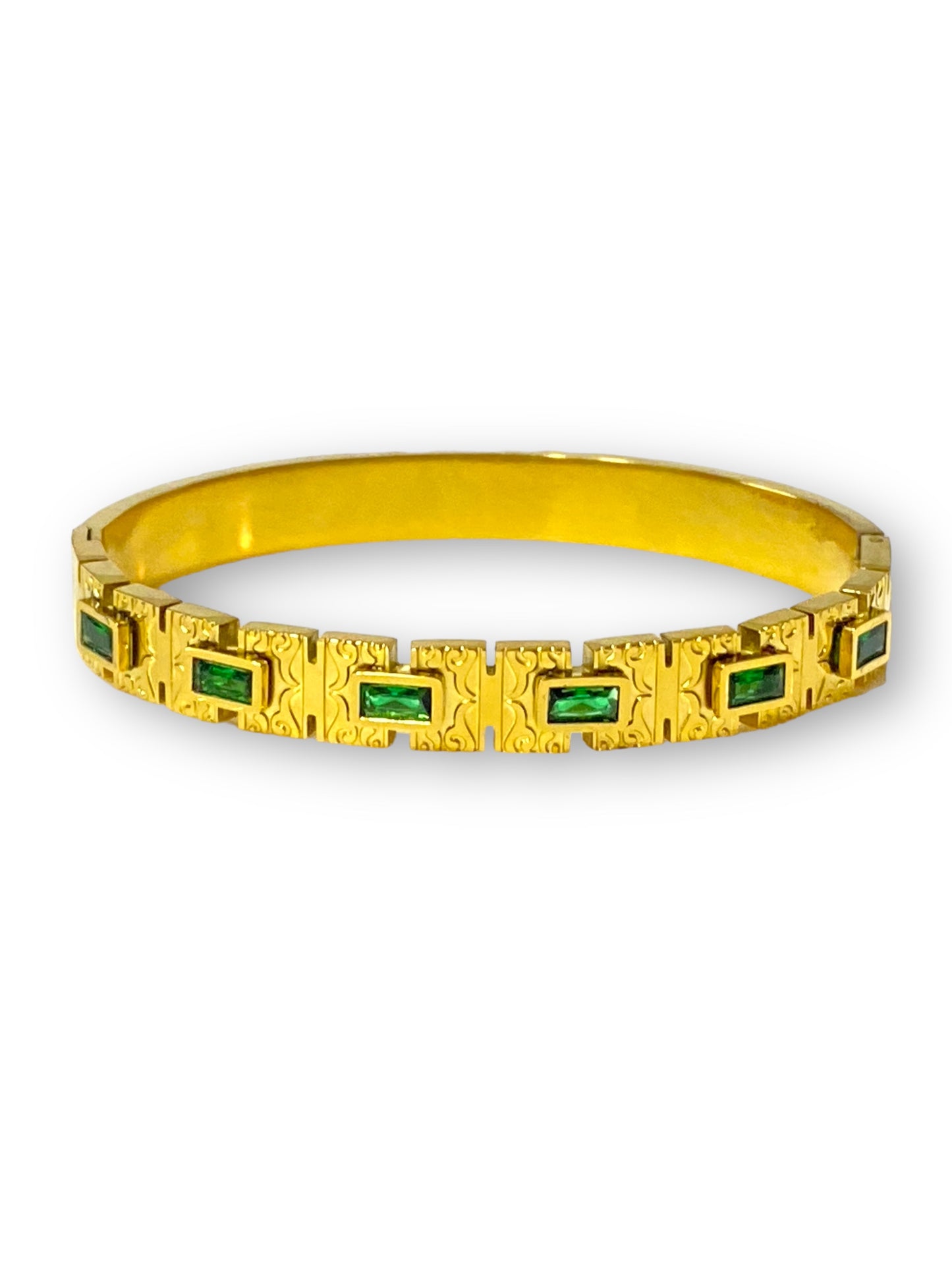 Brazalete de Circonita Verde