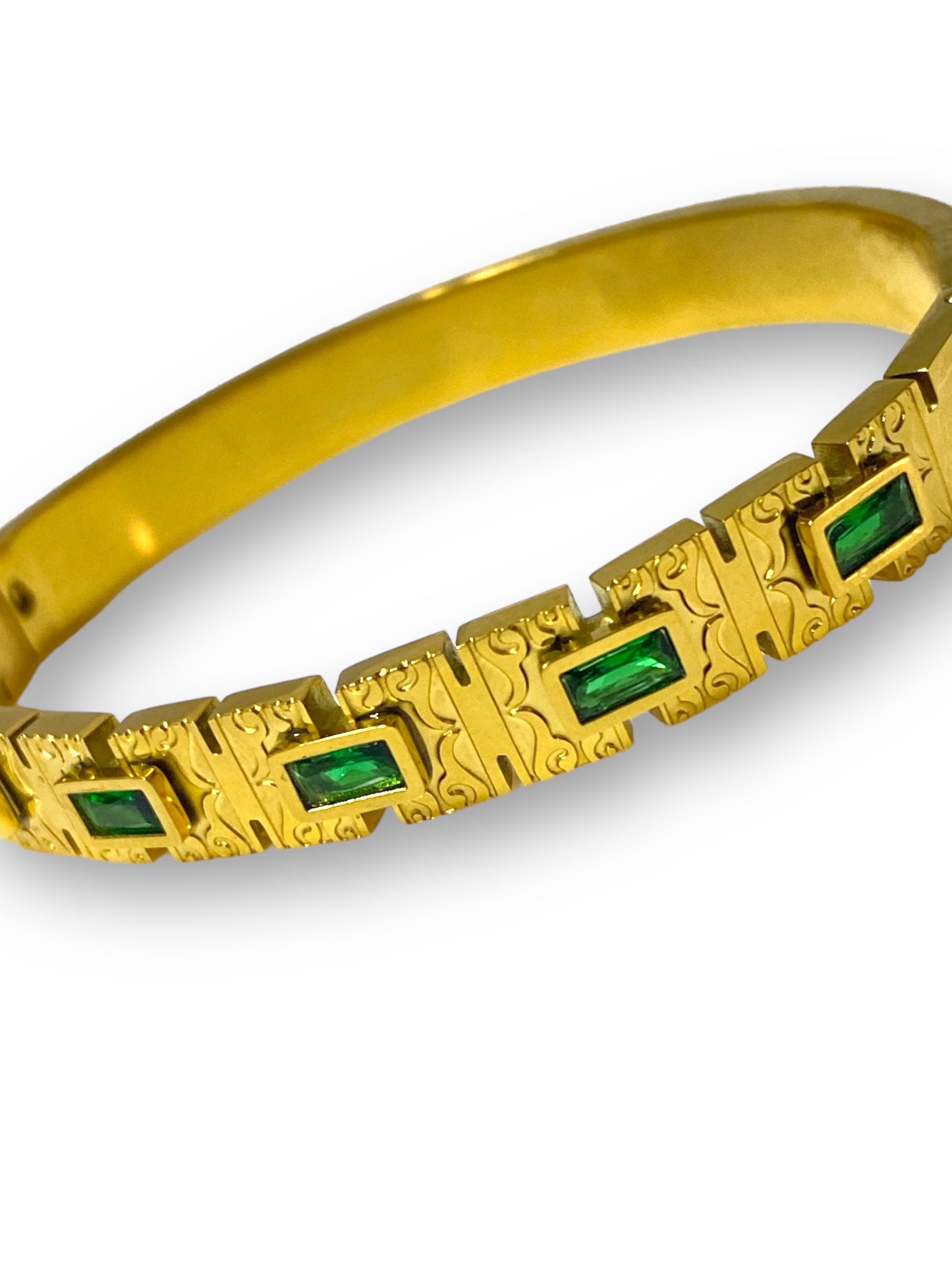 Brazalete de Circonita Verde
