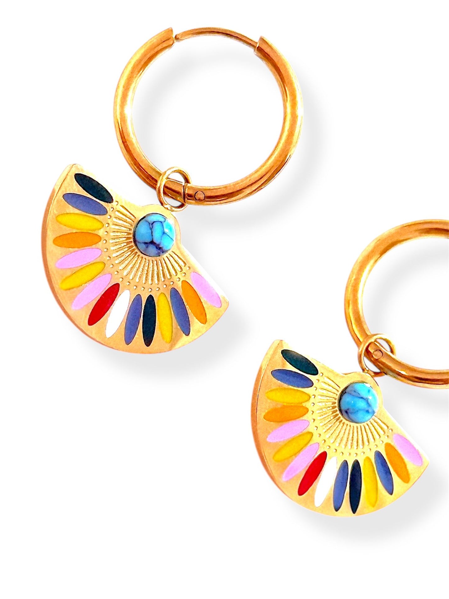 Pendientes Brillo Arcoíris