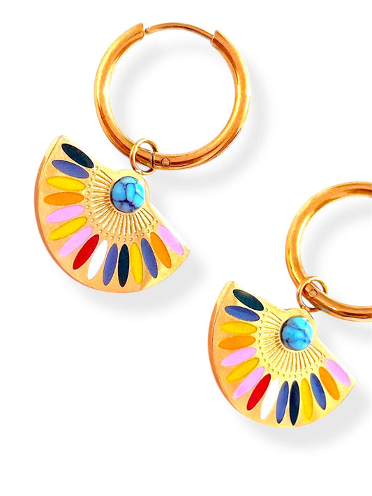 Pendientes Brillo Arcoíris