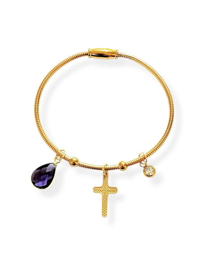 Pulsera Brillo Divino Morada