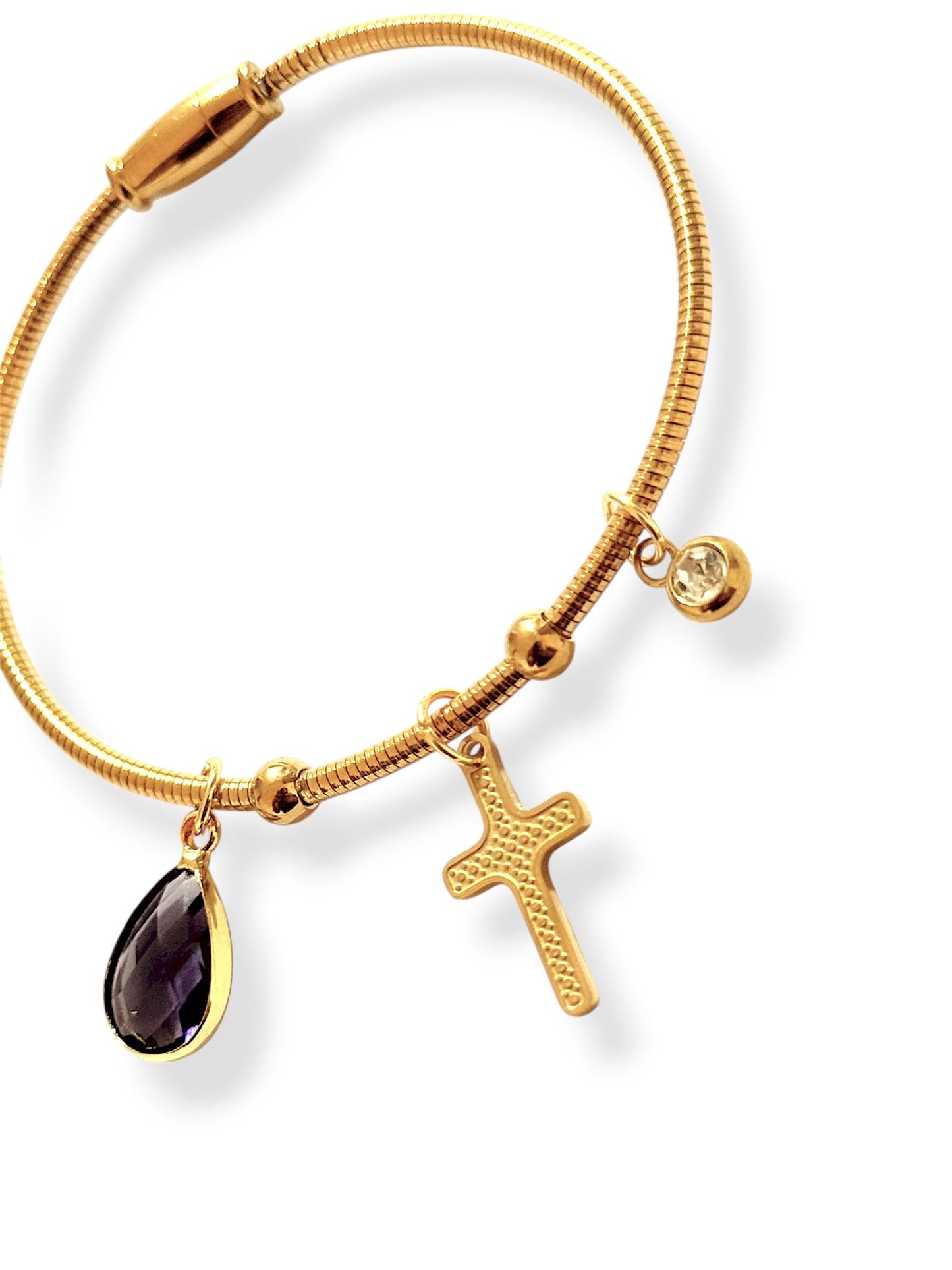 Pulsera Brillo Divino Morada