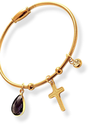 Pulsera Brillo Divino Morada