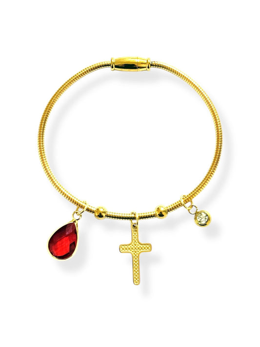 Pulsera Brillo Divino Roja