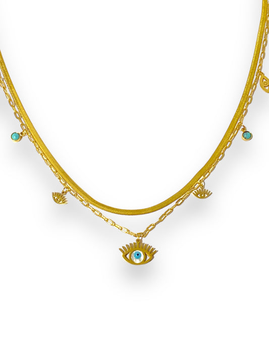 Collar Ojo Turco