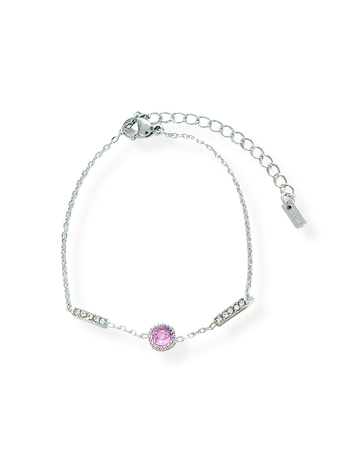 Pulsera Rosa Brillante