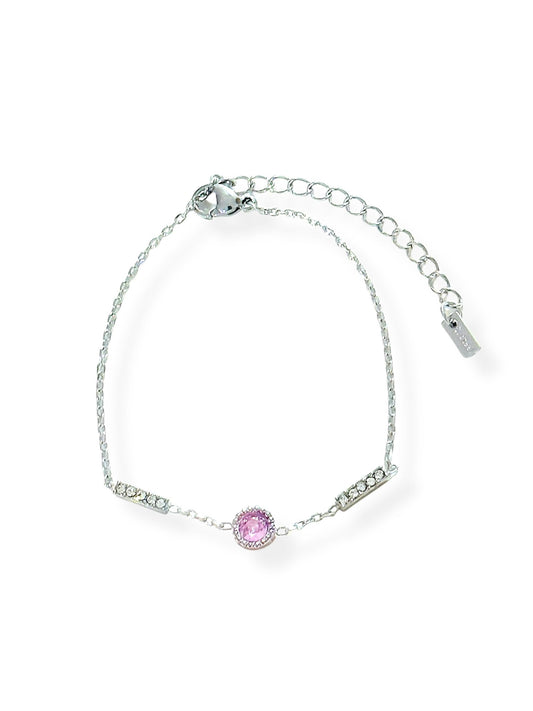Pulsera Rosa Brillante