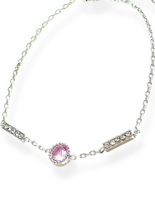 Pulsera Rosa Brillante